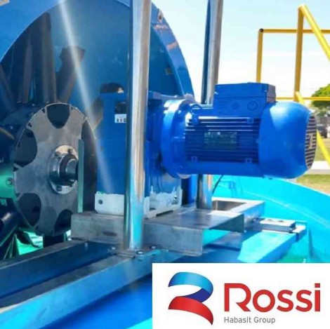 Ứng dụng động cơ hộp số ROSSI cho ngành xử lý nước thải